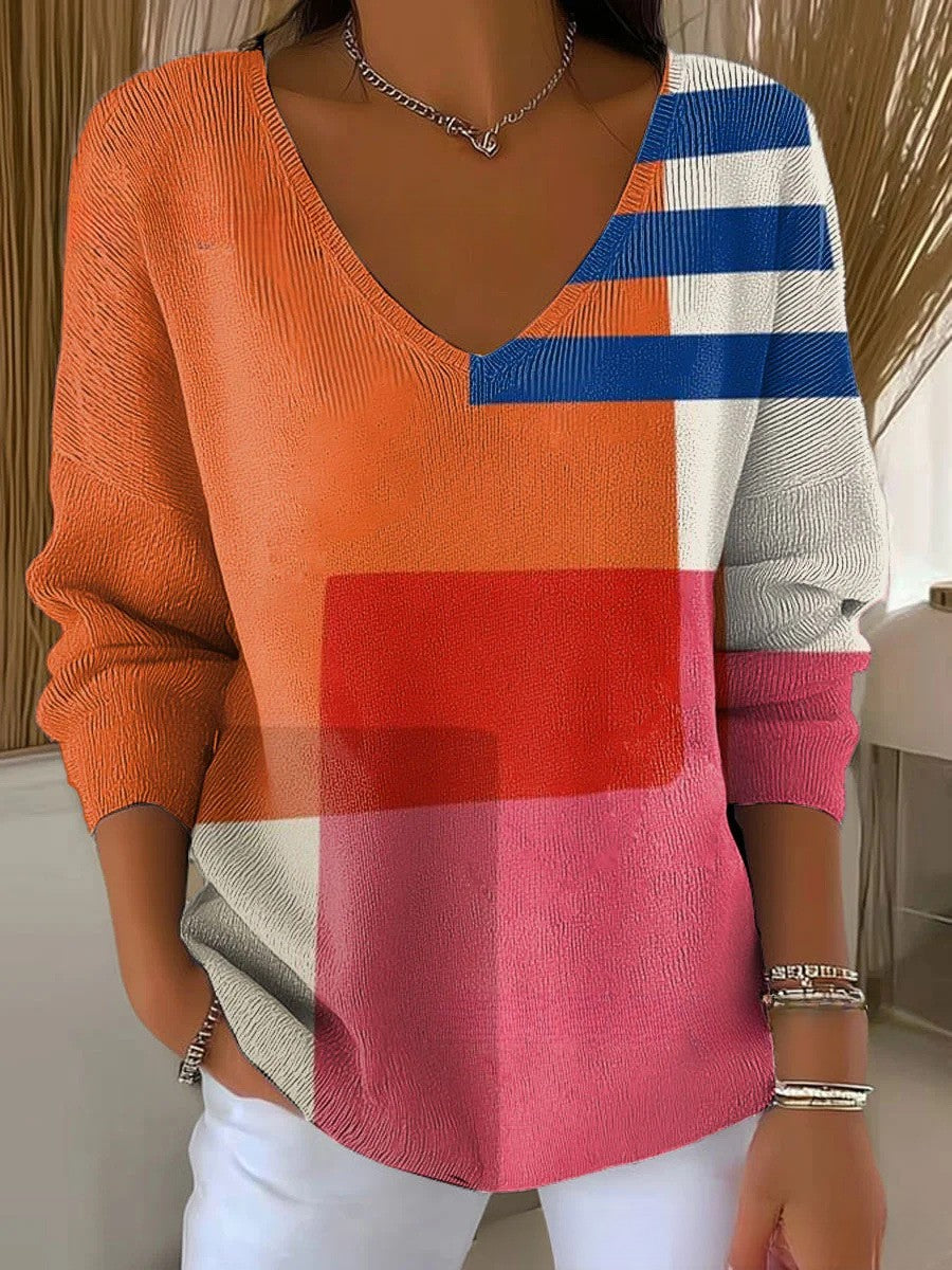 ANAIS | Maglione in maglia con scollatura a V