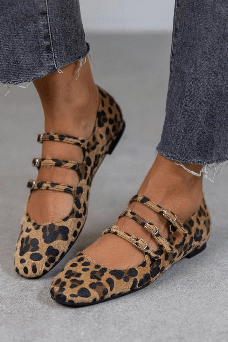 Claire™ | Mocassini Leopardo
