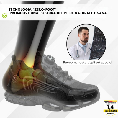 SafeStep - scarpa di sicurezza ergonomica e antidolorifica - Certificata secondo EN ISO 20345