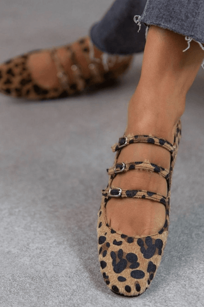 Claire™ | Mocassini Leopardo