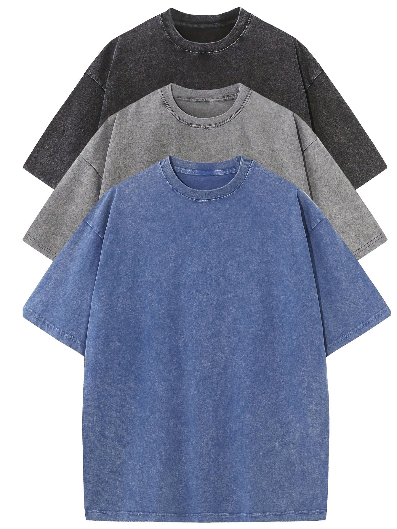Aldo™ | Set di T-Shirt Oversize in Cotone Casual 3 Pezzi
