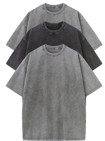 Aldo™ | Set di T-Shirt Oversize in Cotone Casual 3 Pezzi