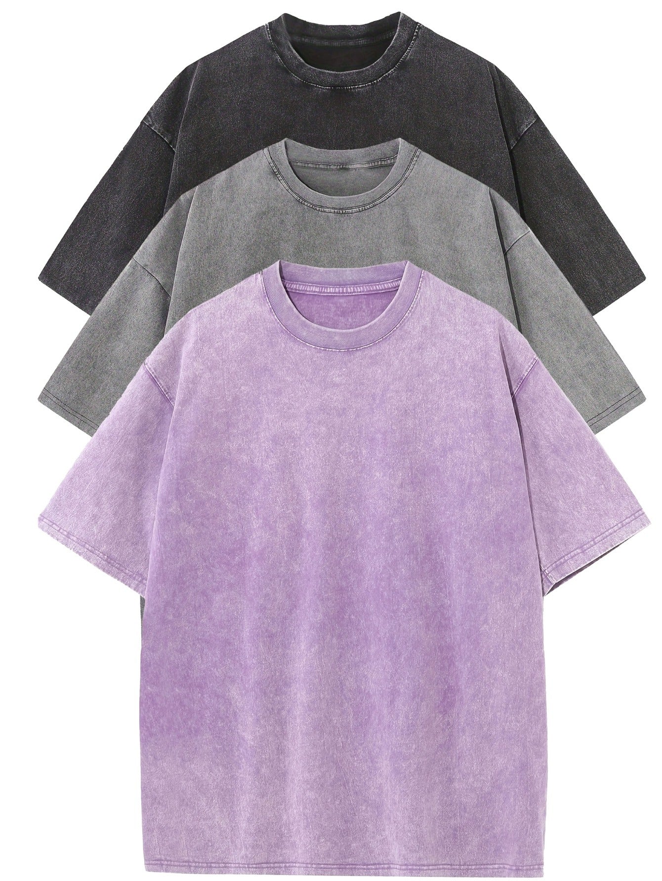 Aldo™ | Set di T-Shirt Oversize in Cotone Casual 3 Pezzi