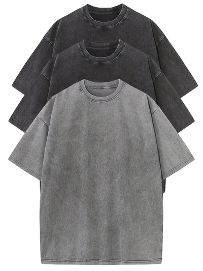 Aldo™ | Set di T-Shirt Oversize in Cotone Casual 3 Pezzi
