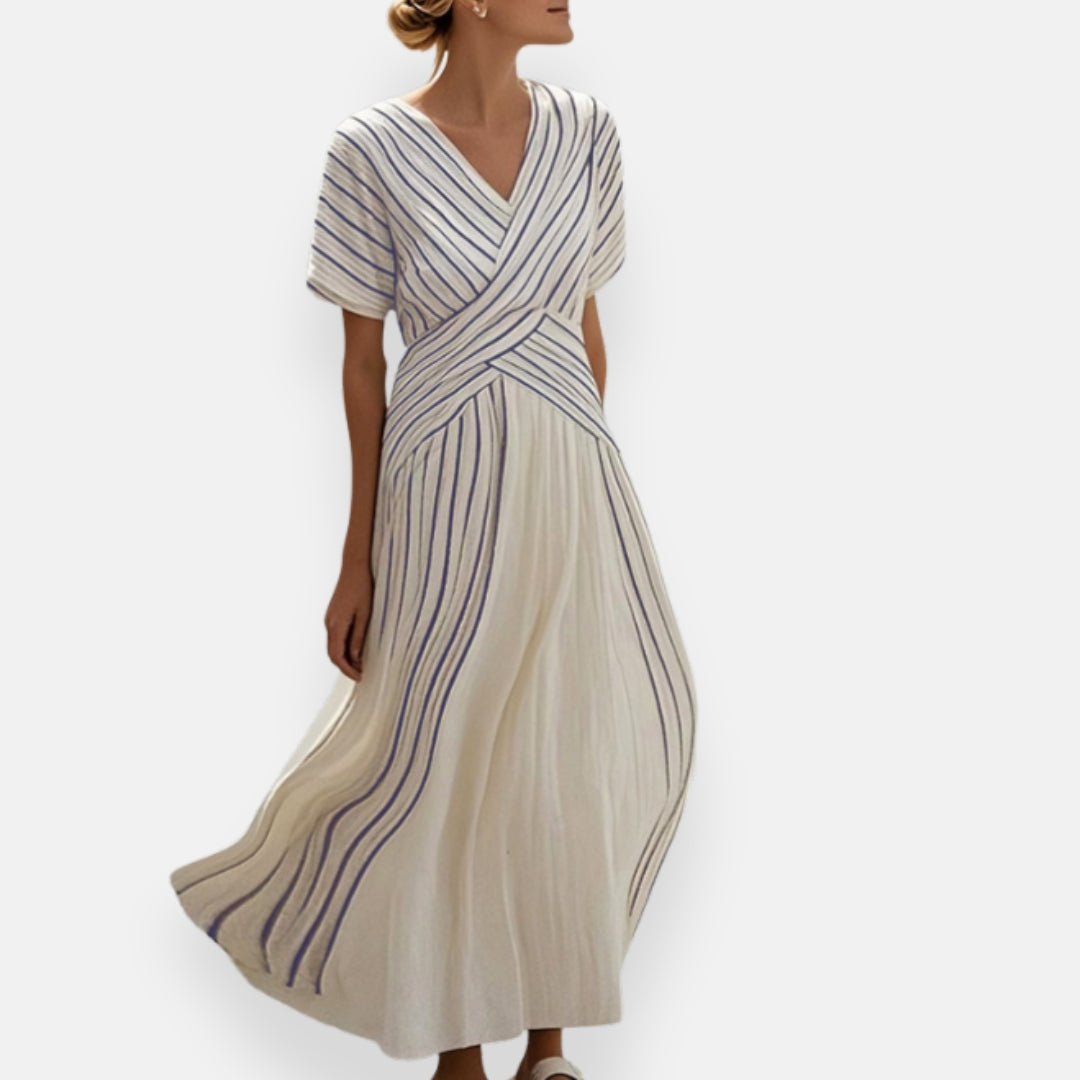 Filippine | Abito fluido a righe