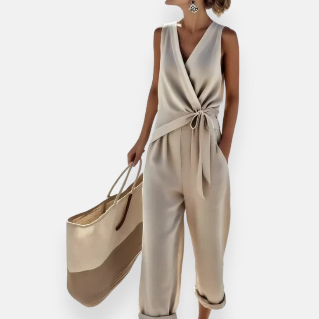 Cléa | Combinazione con nodo drappeggiato