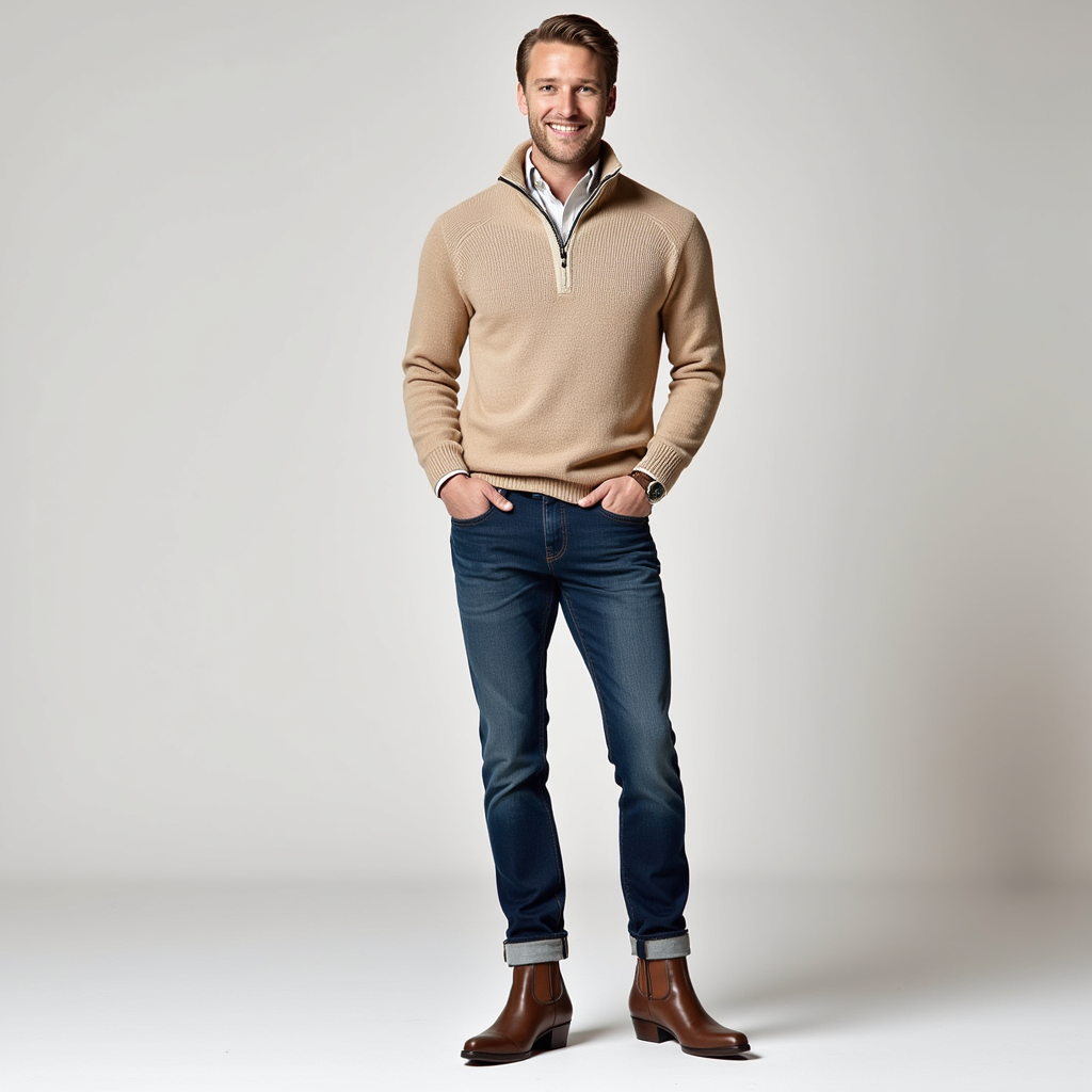 CAMERON | MAGLIONE ZIP-UP