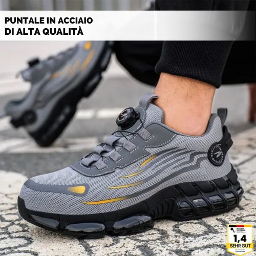 SafeStep - scarpa di sicurezza ergonomica e antidolorifica - Certificata secondo EN ISO 20345