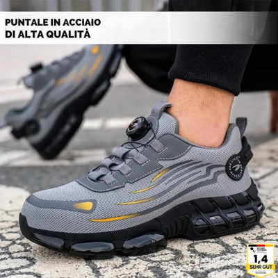 SafeStep - scarpa di sicurezza ergonomica e antidolorifica - Certificata secondo EN ISO 20345