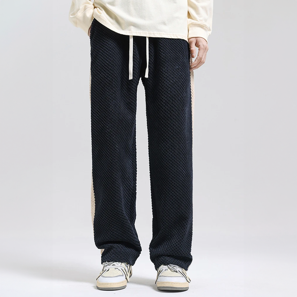 Pantaloni Jogger in Corduroy a Coste Waffle
