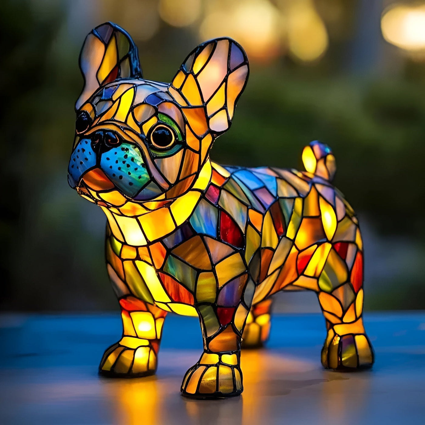 Biscotte – Lampada splendente del bulldog francese