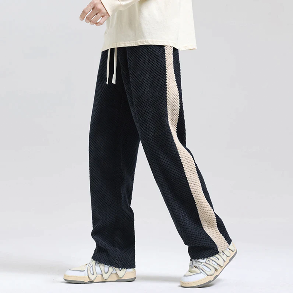 Pantaloni Jogger in Corduroy a Coste Waffle