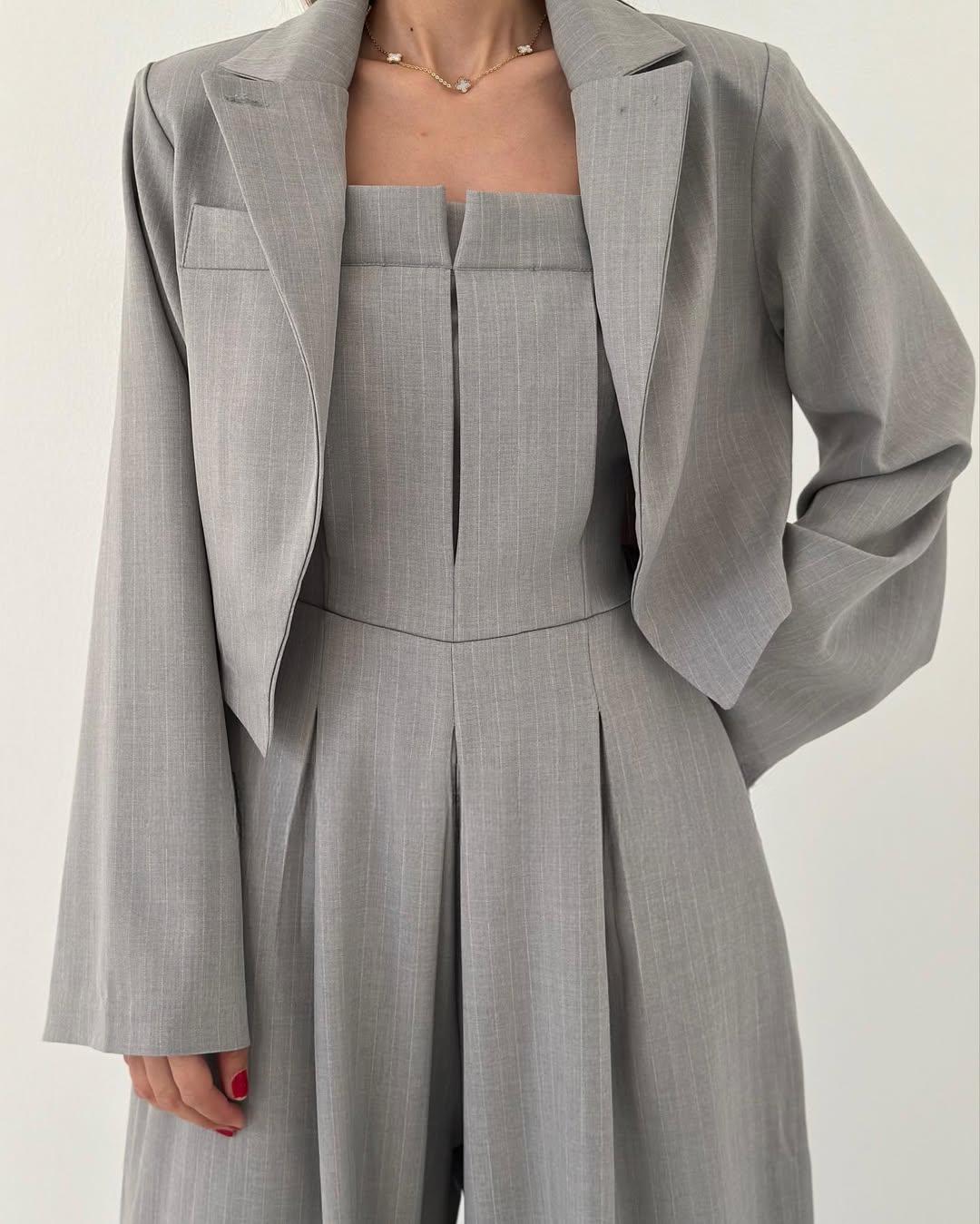 LORANO™ -Completo Donna Bustier + Giacca – Stile Elegante & Trendy