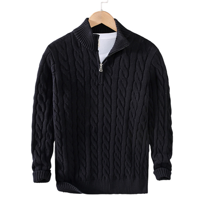 Giuseppe™ - Pullover di lusso in maglia con zip