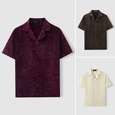 Dario™ | Camicia Retro in Velluto