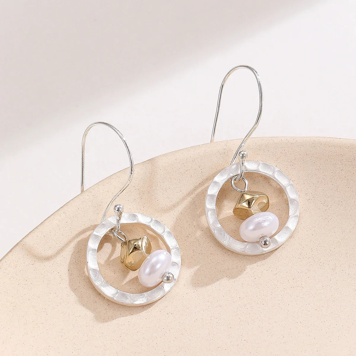 Orecchini Pendenti Circolari Retro