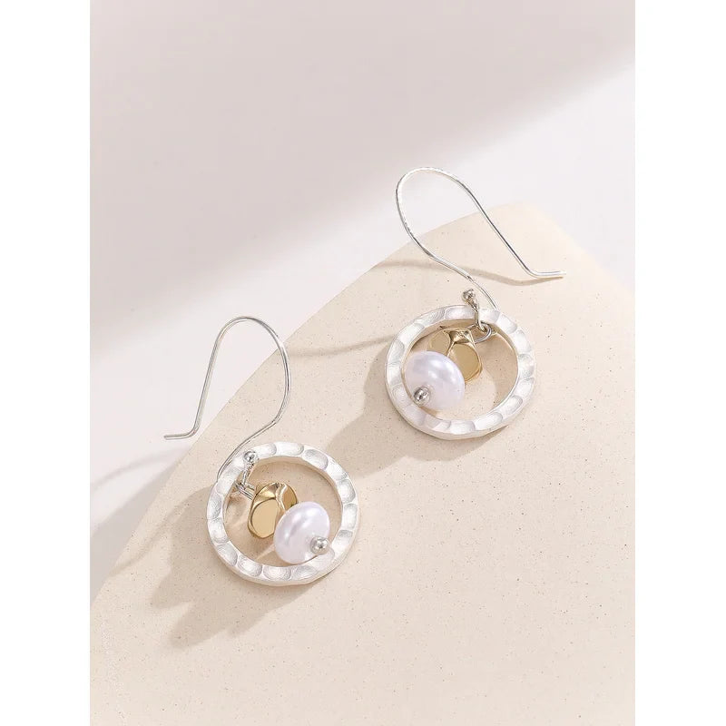 Orecchini Pendenti Circolari Retro