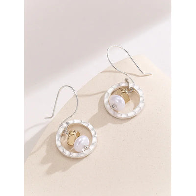 Orecchini Pendenti Circolari Retro