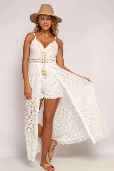 Nina™ | Abito Elegante Bianco Stile Ibiza