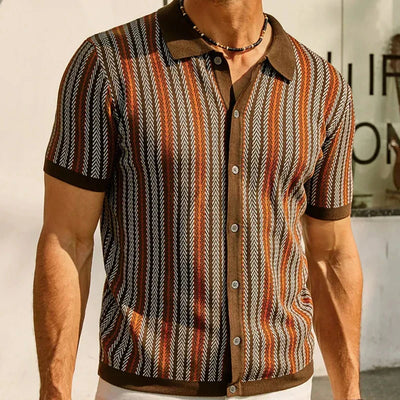 Solano™ | Polo Slim-Fit a Spina di Pesce