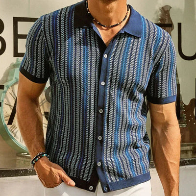 Solano™ | Polo Slim-Fit a Spina di Pesce