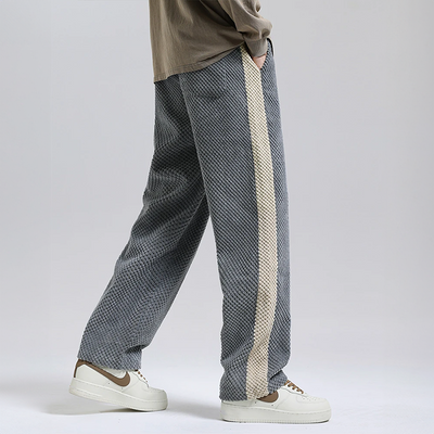 Pantaloni Jogger in Corduroy a Coste Waffle