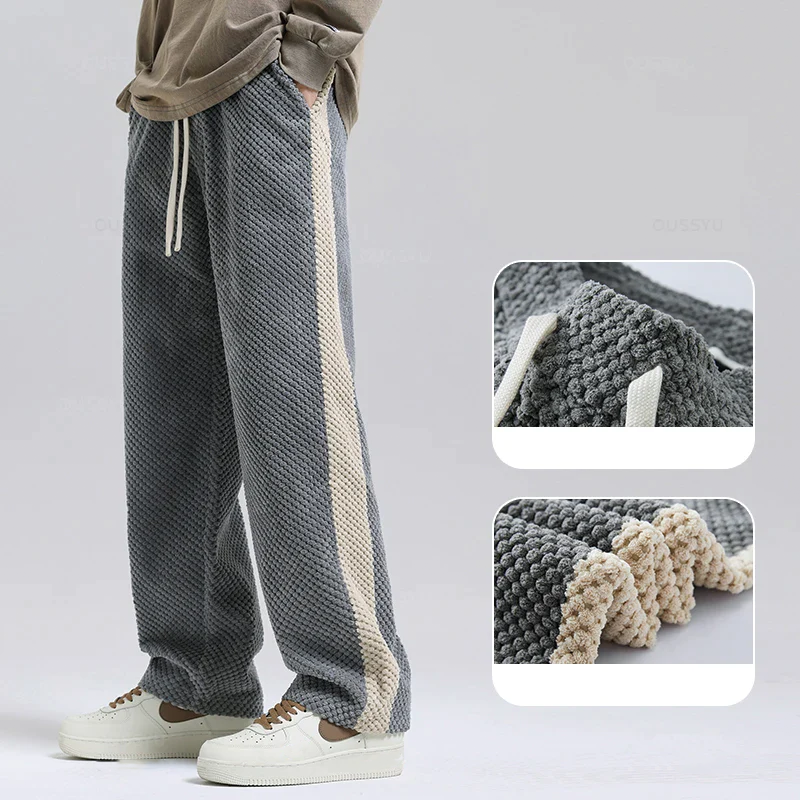 Pantaloni Jogger in Corduroy a Coste Waffle