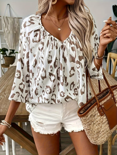 Juliana™ | Blusa Leopardo