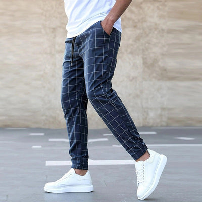 Colombo™ | Pantaloni Jogger a Quadri da Uomo