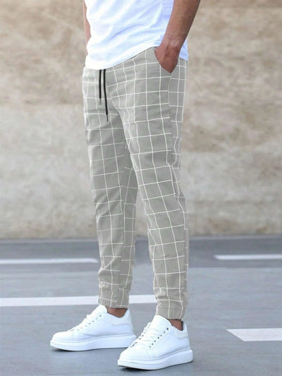 Colombo™ | Pantaloni Jogger a Quadri da Uomo