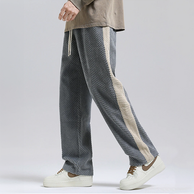 Pantaloni Jogger in Corduroy a Coste Waffle