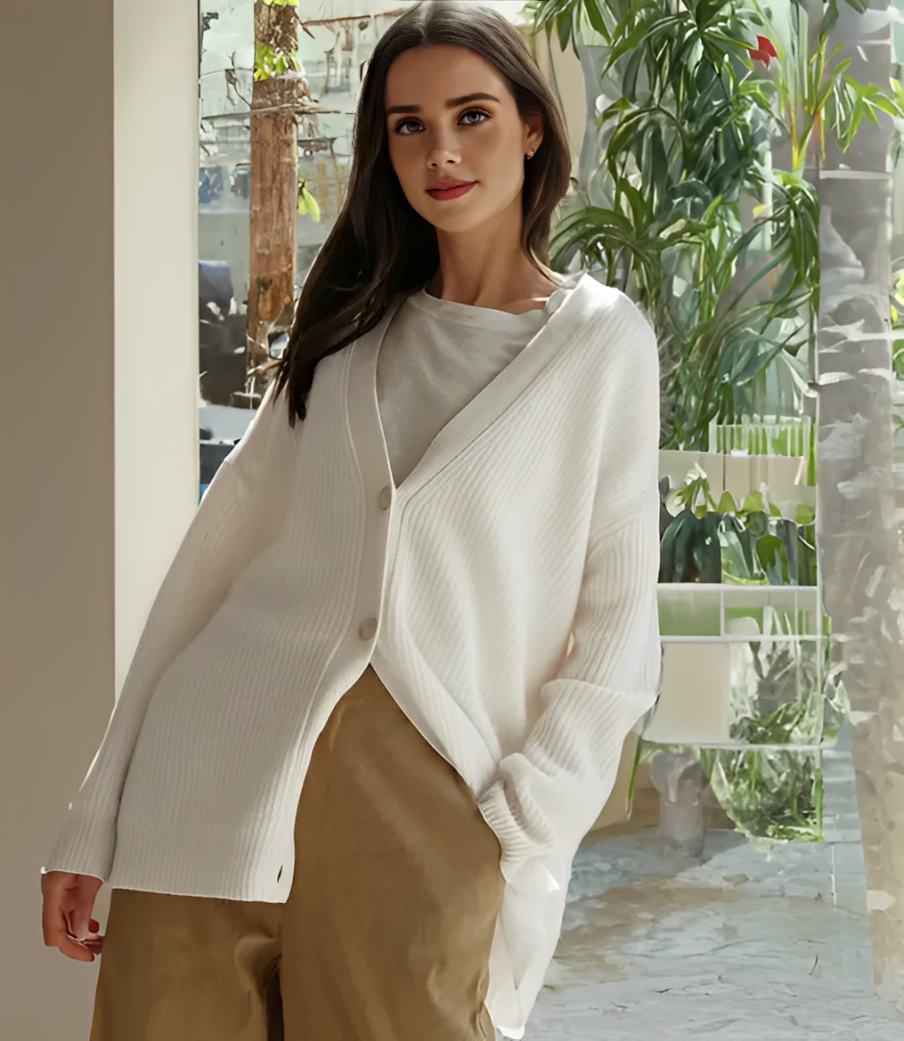 Federica | Cardigan Elegante con Bottoni