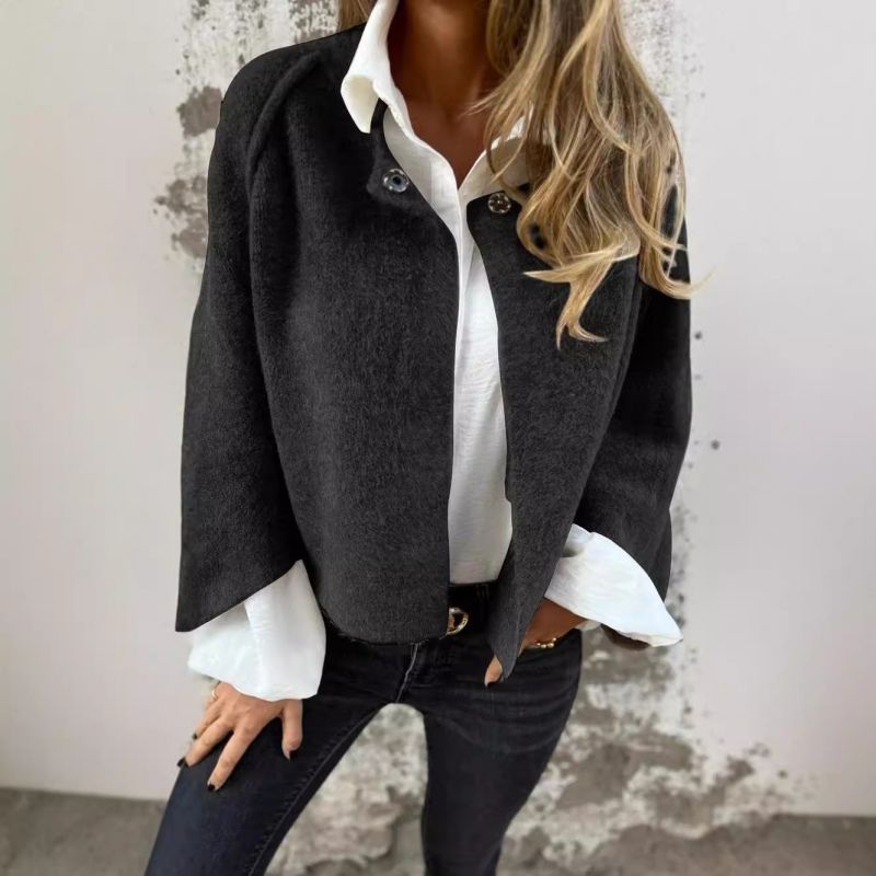 Cappotto Corto In Cashmere