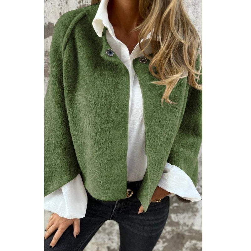 Cappotto Corto In Cashmere