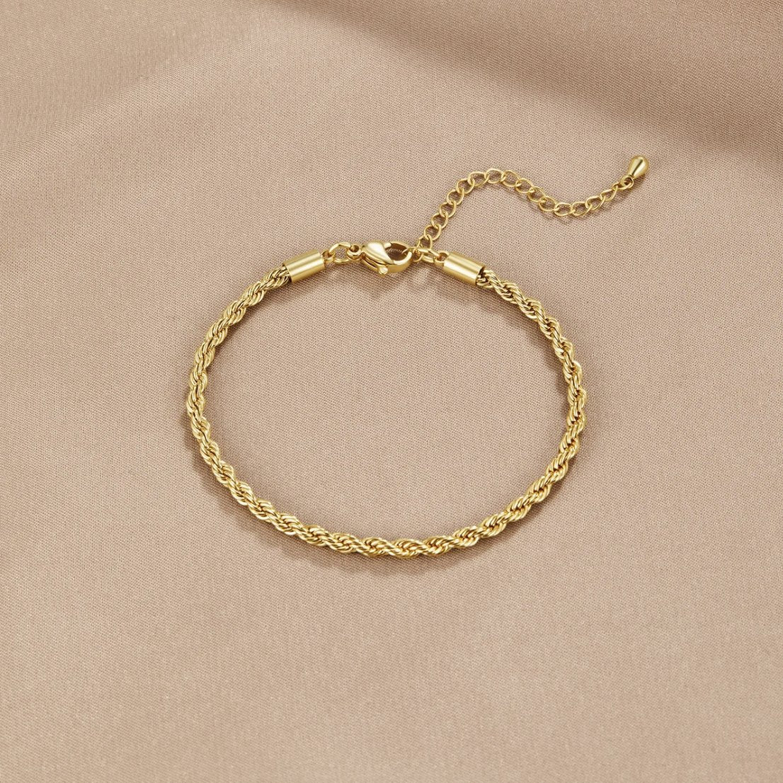 Bracciale in oro chic torcigliato