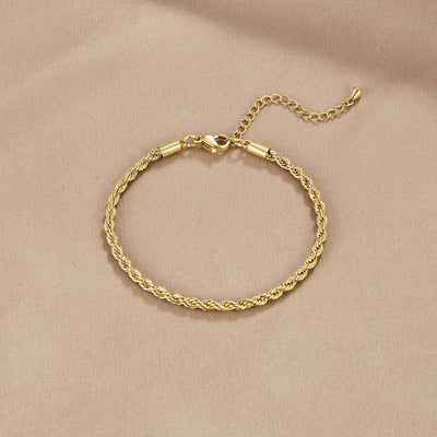 Bracciale in oro chic torcigliato