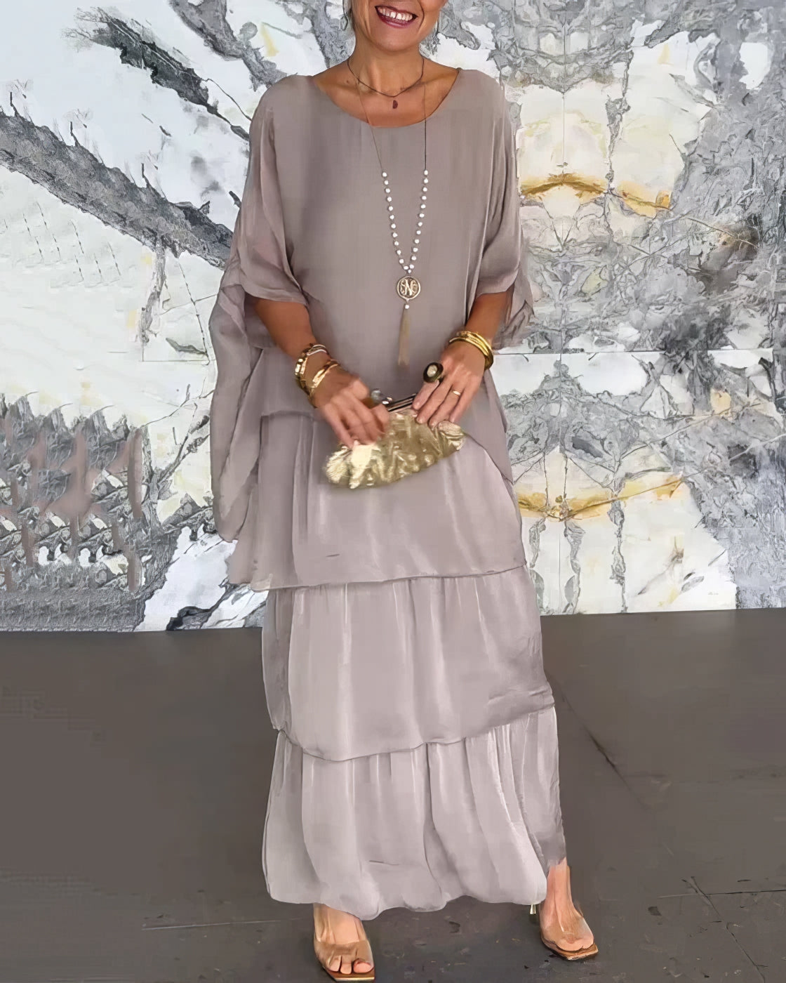 Abito artistico a taglio ampio