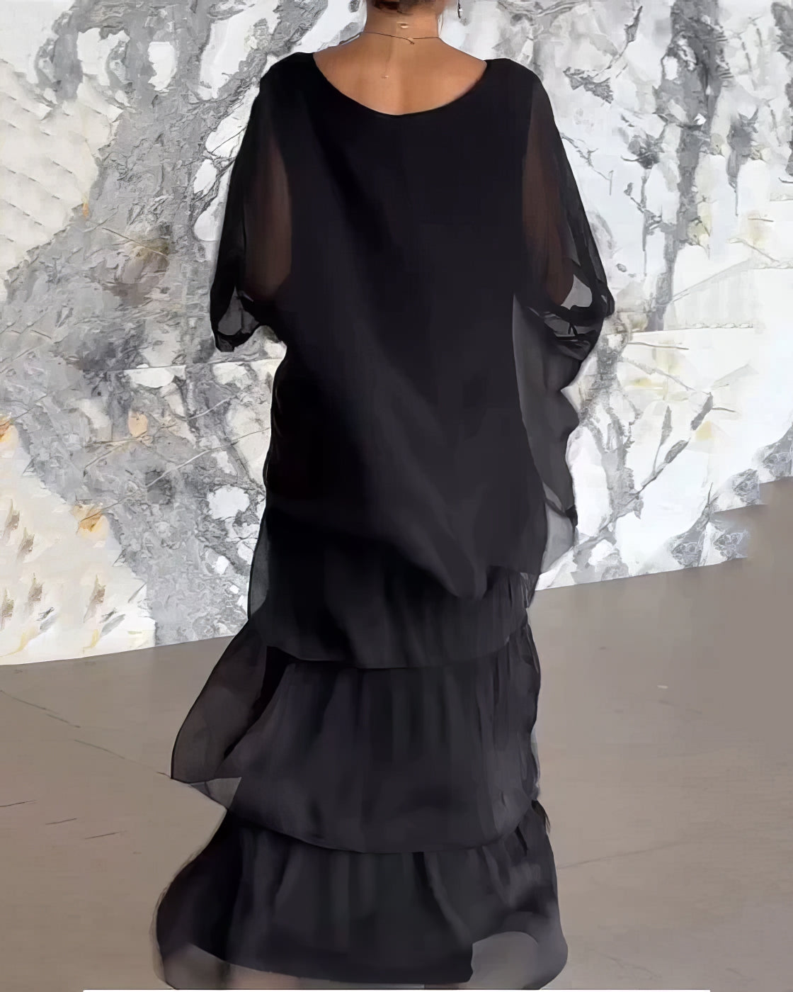 Abito artistico a taglio ampio