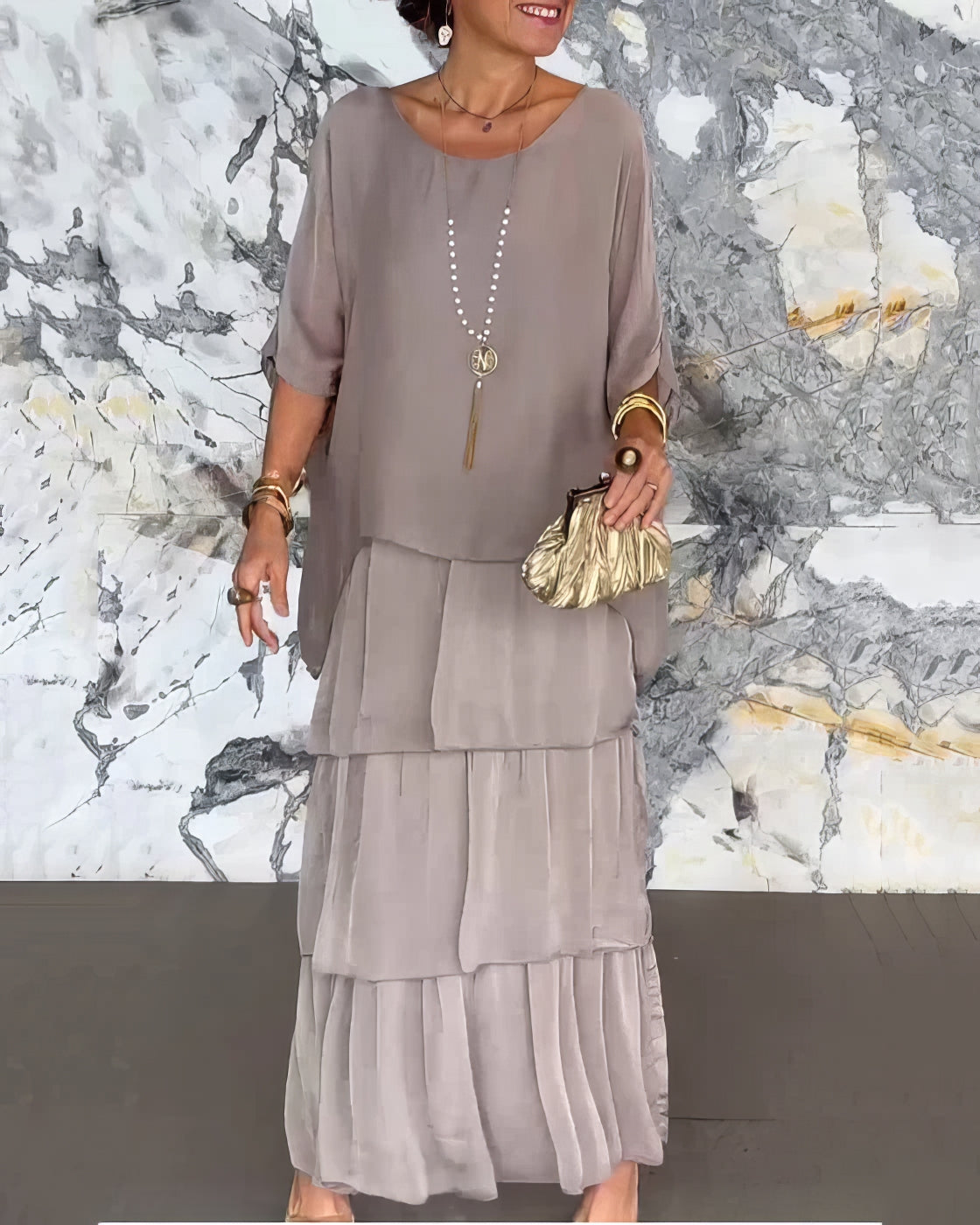 Abito artistico a taglio ampio