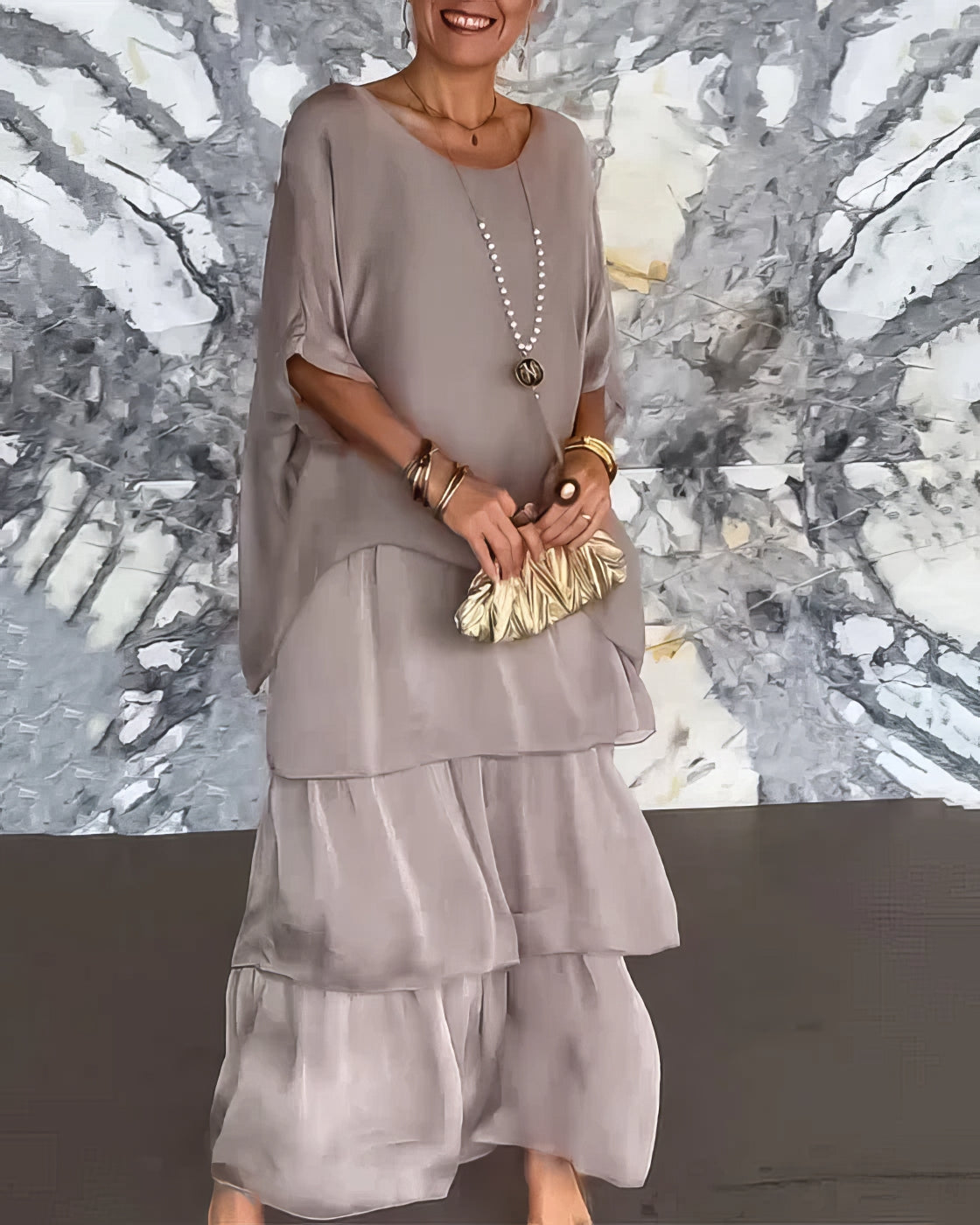 Abito artistico a taglio ampio