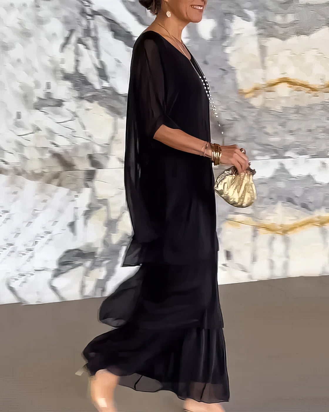 Abito artistico a taglio ampio