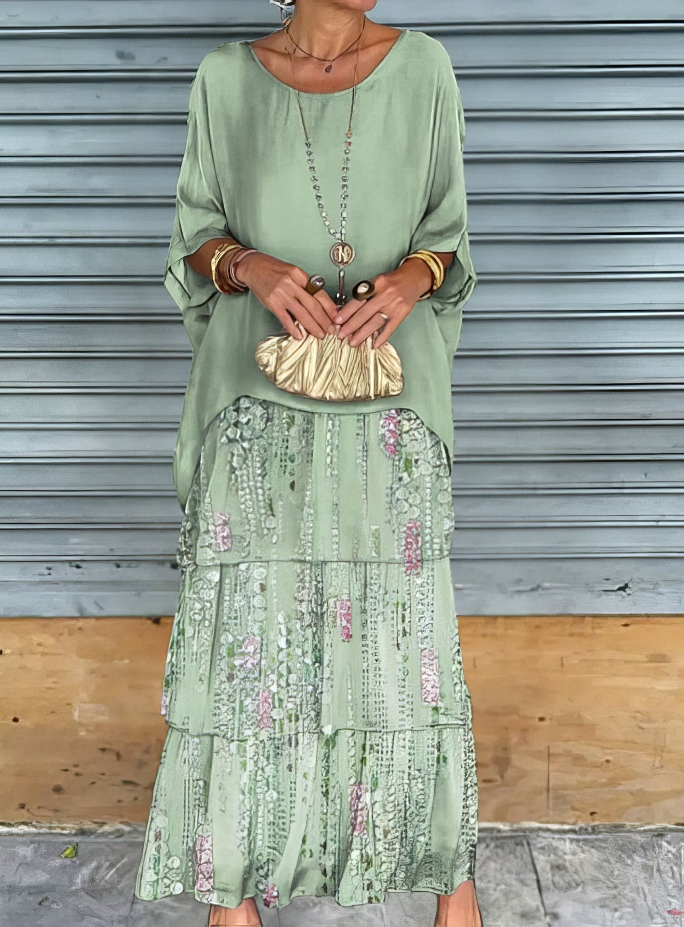 Abito artistico a taglio ampio