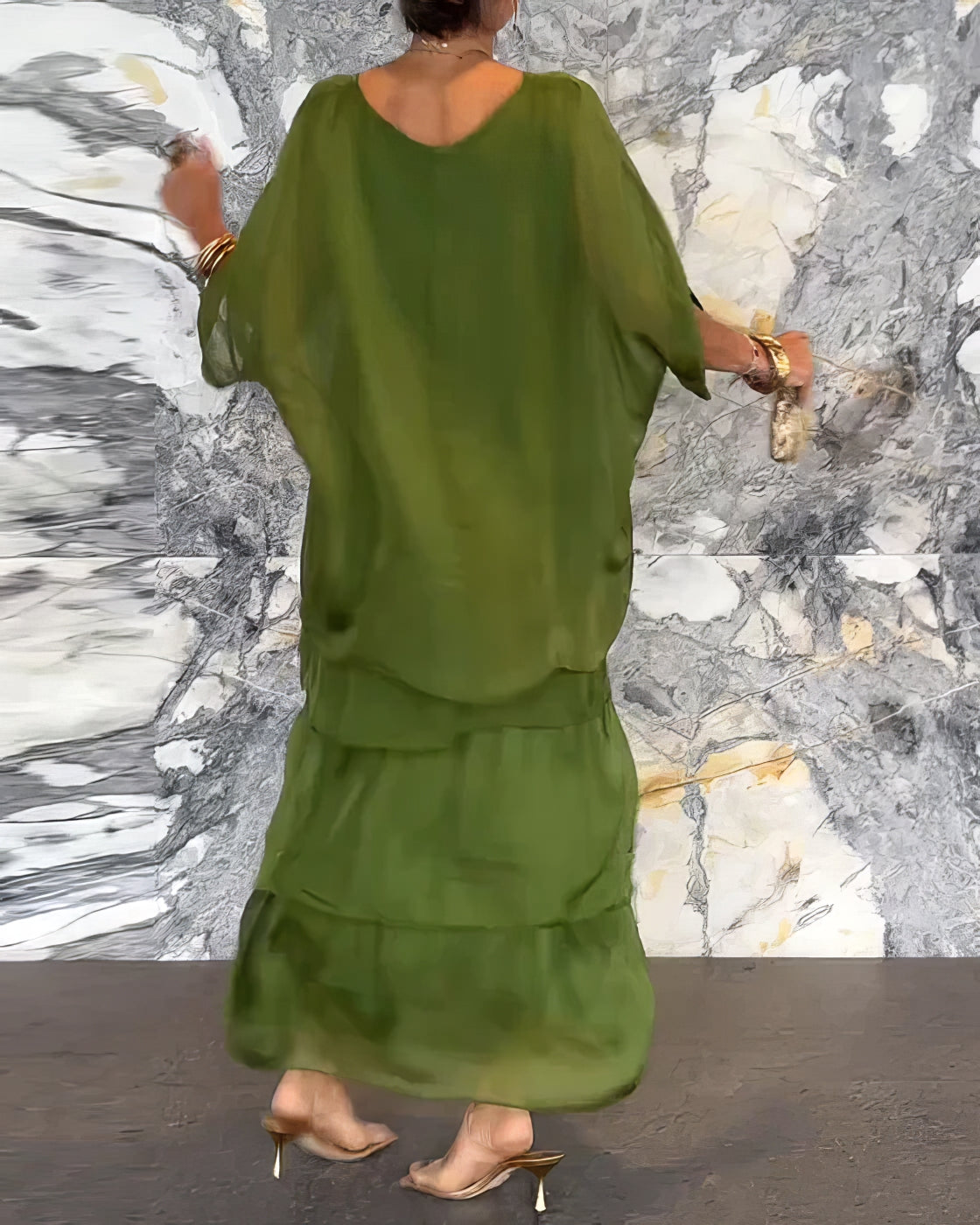 Abito artistico a taglio ampio